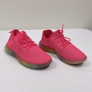 Wanted Hot Pink Sneaker Shoes Size 9